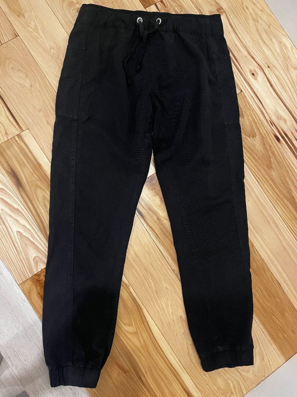 Tentree women's trousers, pockets, size M, black, NWOT